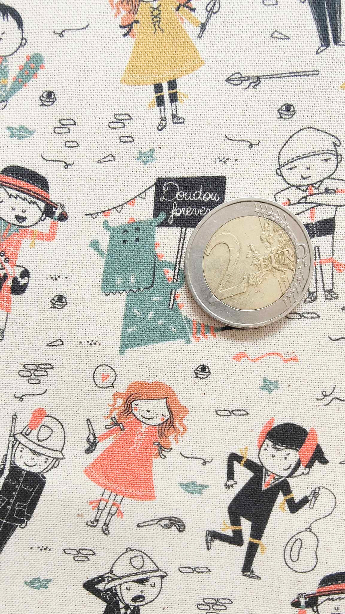 Tissu "Doudou Forever"