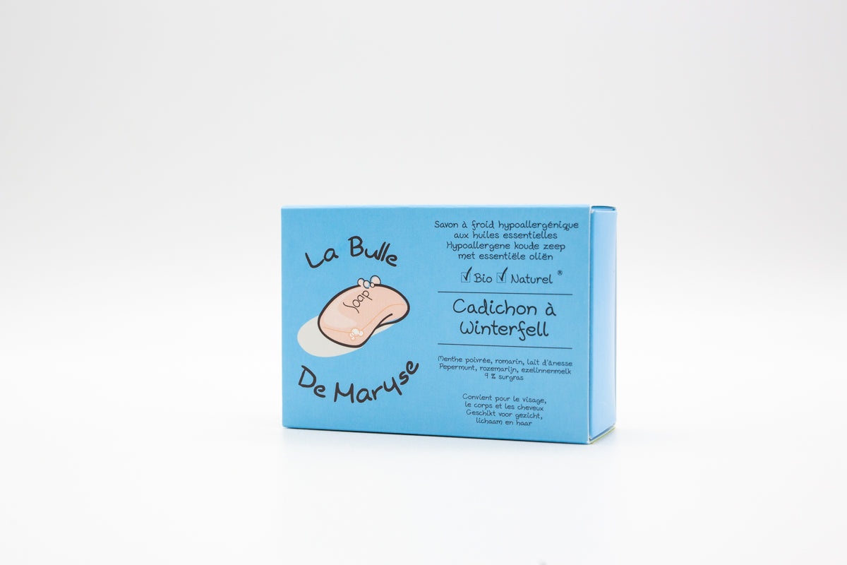 Savon et pochette de transport - 100% made in Belgium