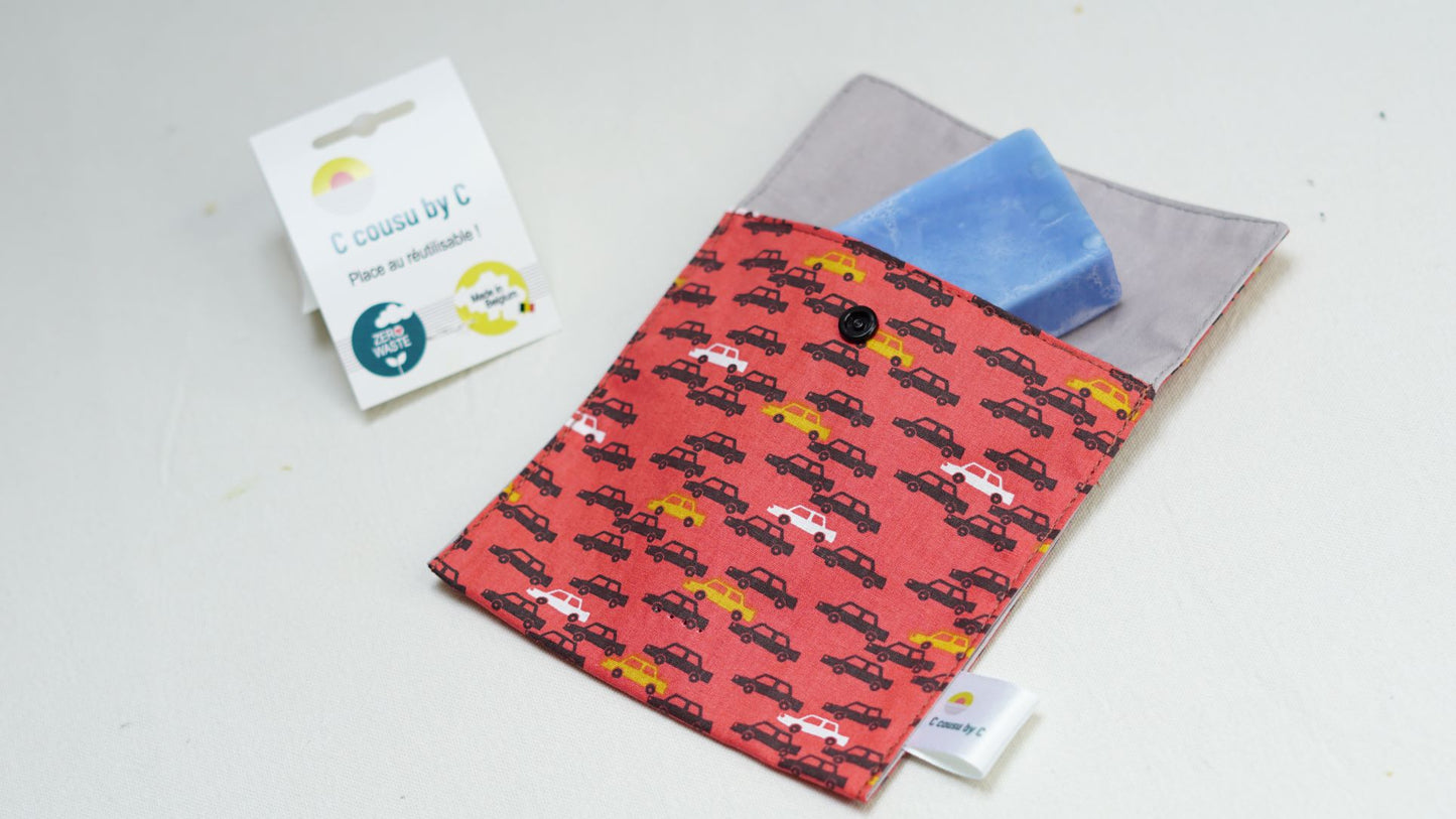 Savon et pochette de transport - 100% made in Belgium